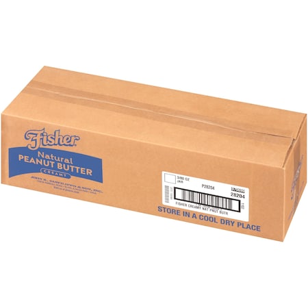 Fisher Fisher Natural Creamy Peanut Butter 80 oz., PK3 P28204